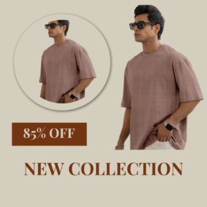 Force Men Solid Round Neck Polyester Brown T-Shirt