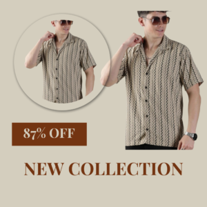 Selctions Trdnzs Men Regular Fit Self Design Casual Shirt