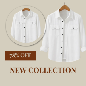 FOXEY Men Regular Fit Solid Slim Collar Casual Shirt