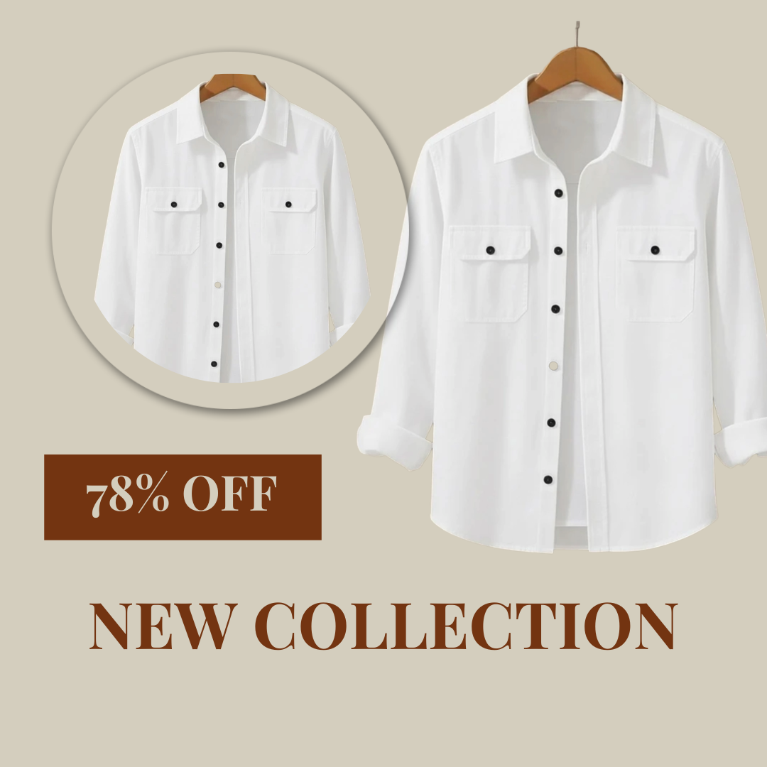 FOXEY Men Regular Fit Solid Slim Collar Casual Shirt