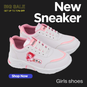 EZDEZARIO Lace Sneakers For Girls (White, 11-12 Years)