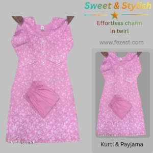 Women stylish latest kurti with payjama set