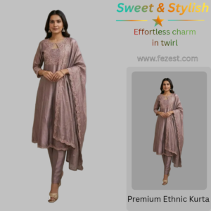 Premium Ethnic Kurta Pant Dupatta Set for Women – Occasion Wear