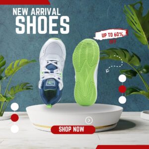 asian Lace Running Shoes For Boys (White, 10-11 Years)