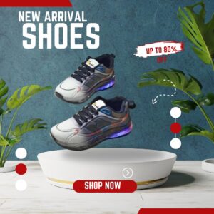Birde Lace Running Shoes For Boys & Girls (Blue, 7-8 Years)