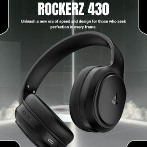 boAt Rockerz 430, 40ms Latency, 40H Battery, Stream Ad Free Music..