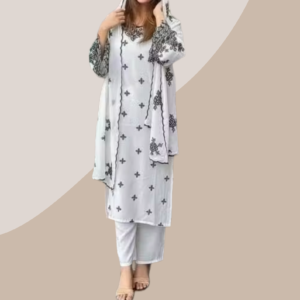 Kurti Pant Dupatta Set for Women