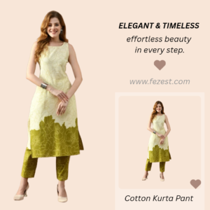 BKApparels Women Pure Cotton Kurta Pant Set